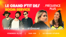 Le 01 juillet fêtez l'été dans le Grand Studio Fréquence Plus avec Stéphane, Dive Faune & Victoria Sio ! 