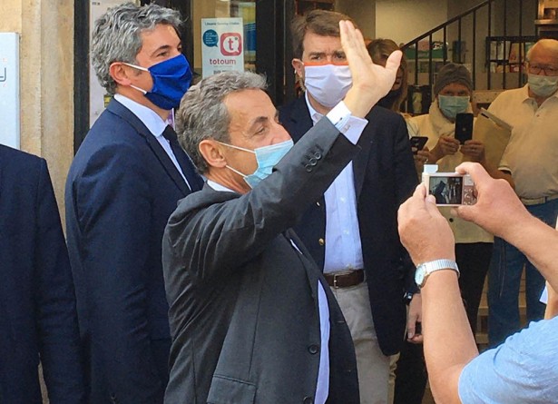 Nicolas Sarkozy s'est rendu a Chalon-sur-Saône dans le cadre de "Septembre en or".