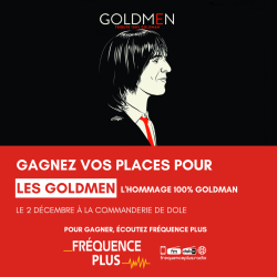 Gagnez vos places pour les Goldmen le 2 décembre à Dole