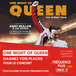 Gagnez votre spectacle de One Night Of Queen !
