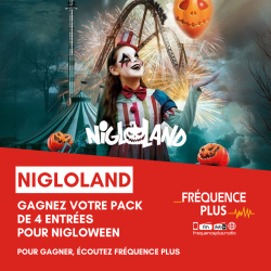 Gagnez vos 4 entrées à Nigloland pour Halloween !