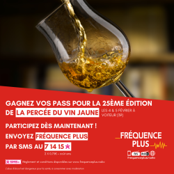 Gagnez vos pass pour la 25ème édition de la Percée du Vin Jaune
