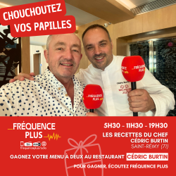 Chouchoutez vos papilles avec le chef Cédric Burtin