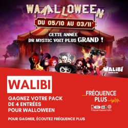 Gagnez vos 4 entrées à Walibi !