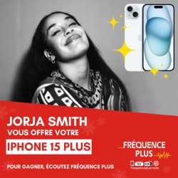 Gagnez votre iPhone 15 plus avec Jorja Smith !
