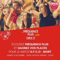 Vibrez football avec Fréquence Plus, partenaire du DFCO !
