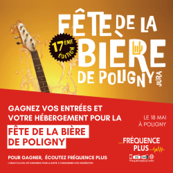 Gagnez vos entrées et votre hébergement pour la fête de la bière à Poligny