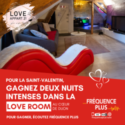 Gagnez 2 nuits dans une Love Room pour la Saint Valentin !