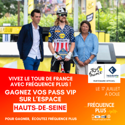 Gagnez vos pass VIP Tour de France sur l'espace des Hauts-de-Seine