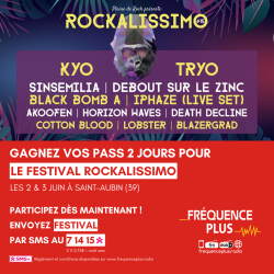 Gagnez vos places pour le festival "Rockalissimo"