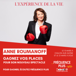 Gagnez vos places pour Anne Roumanoff à Chalon-sur-Saône ou à Dole !