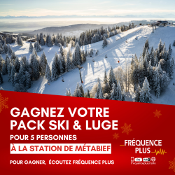 Gagnez votre Pack "Ski et Luge" pour 5 personnes à Métabief !