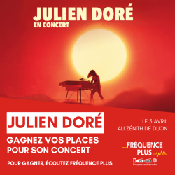 Gagnez le concert de Julien Doré à Dijon