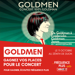 Gagnez vos places pour Goldmen Tribute 100% Goldman à Dijon