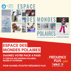 Gagnez votre pack 4 pass à l'espace de monde polaire, musée et patinoire, dans le Haut Jura !