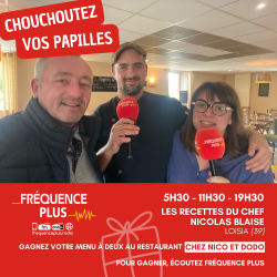 Chouchoutez vos papilles avec le chef Nicolas Blaise