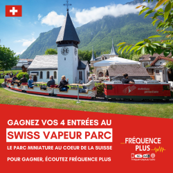 Gagnez votre pack de 4 entrées au Swiss Vapeur Parc !