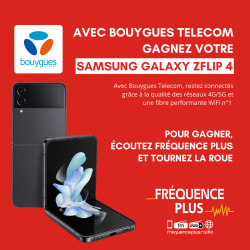 Gagnez votre smartphone pliable "Samsung Galaxy Z Flip 4"