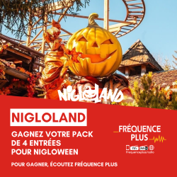 Gagnez vos 4 entrées à Nigloland pour Halloween