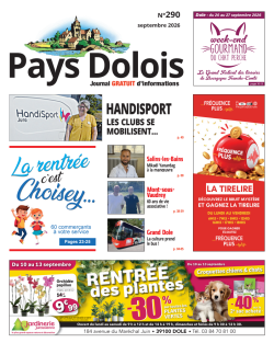 Pays Dolois de septembre 2026 n°290