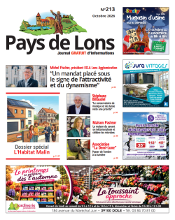 Pays de Lons de octobre 2026 n°213