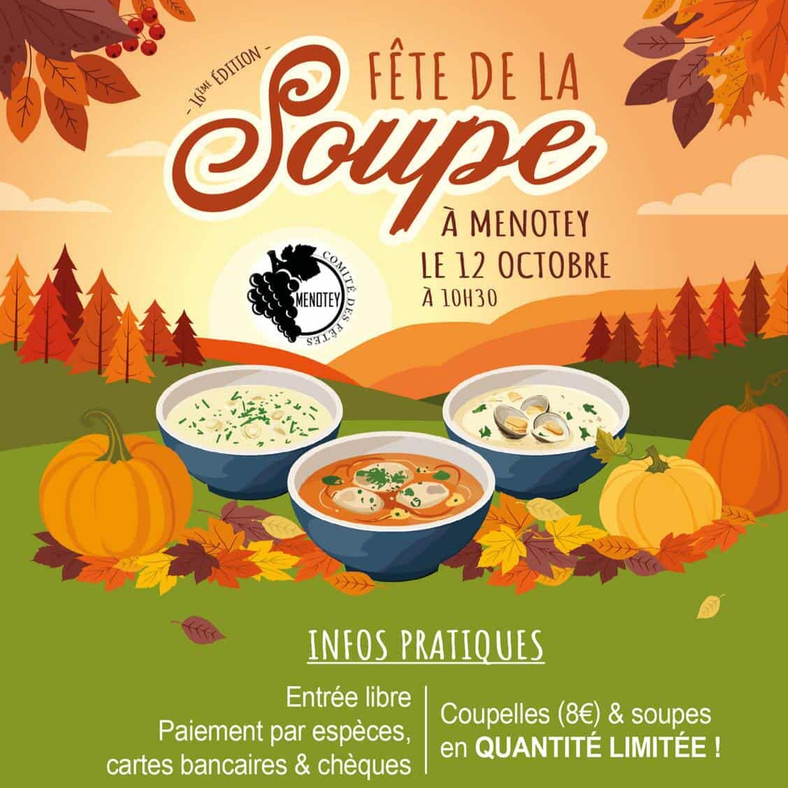L'Actu du Jour: 16ème Fête de la soupe à Menotey (39)