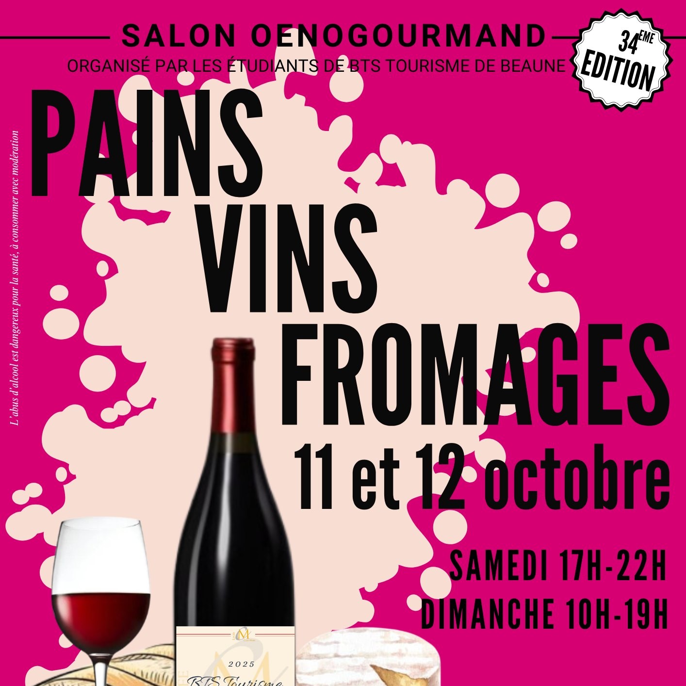 34ème salon Pains Vins Fromages à Beaune !