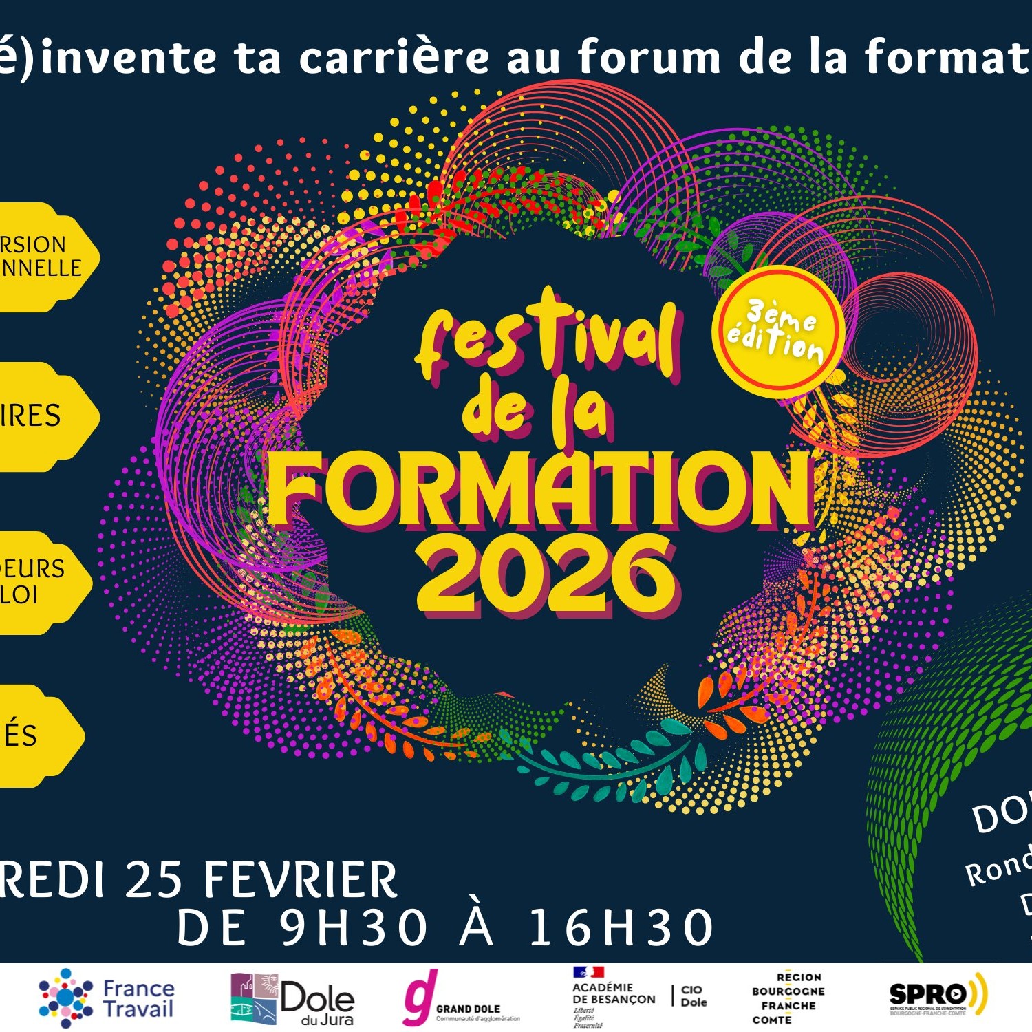 L'Actu du jour : 3ème Festival de la formation à Dole