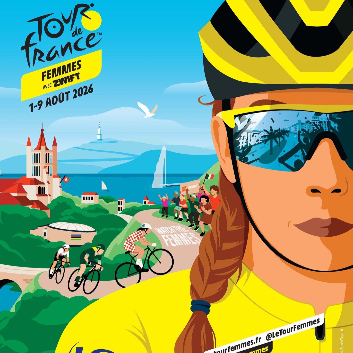 L'Actu du jour : décoration de la ville de Poligny pour le Tour de France Femmes