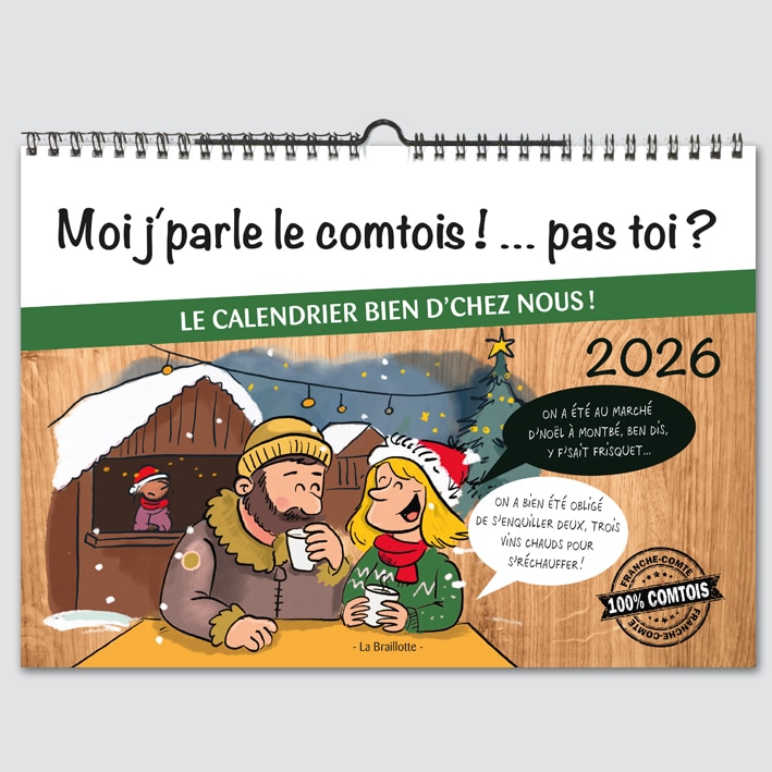 L'Actu du Jour: le calendrier comtois 2026 est disponible